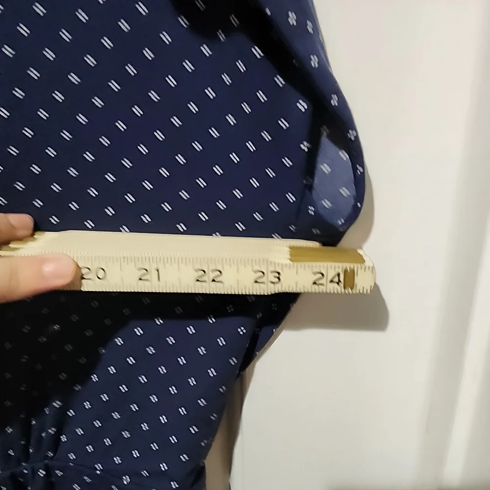 J. Crew Navy Polka Dot Jumpsuit With Pockets - Picture 8 of 9